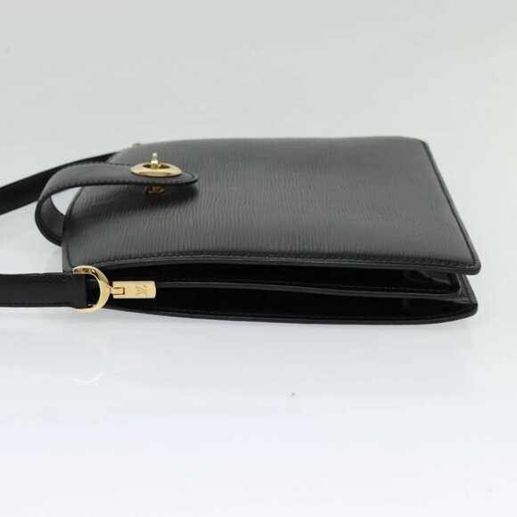 LOUIS VUITTON Epi Capuchin Shoulder Bag Black M52342 LV Auth 134584 - Picture 4 of 15